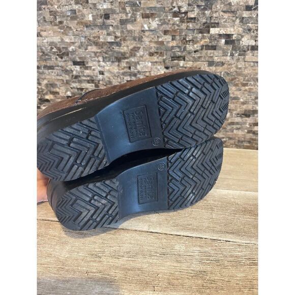 Sanita Women's Professional Oil Closed Leather Clog Antique Brown Size 38 - Picture 6 of 9